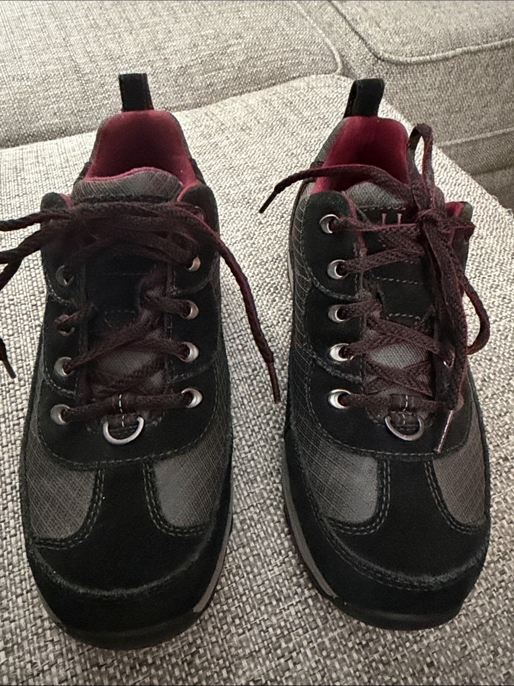 L.L. Bean TEK 2.5 Waterproof Insulated Hiking Shoes Maroon Gorpcore 7.5 Wide